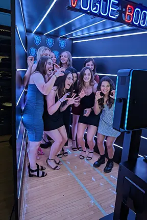 Vogue magazine photo booth for Long Island wedding